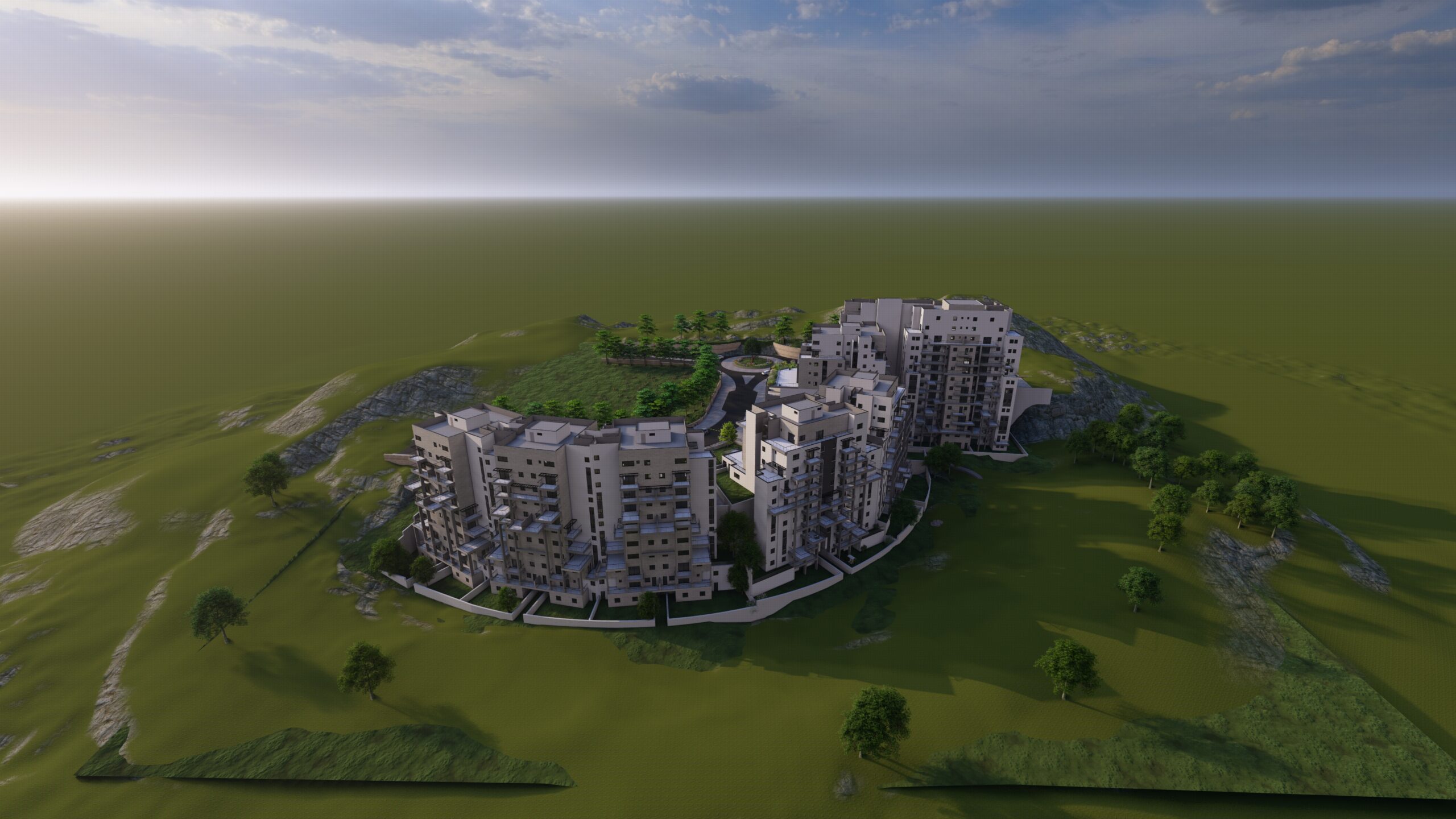 הדמיה של בנייני אלקטרה מגורים